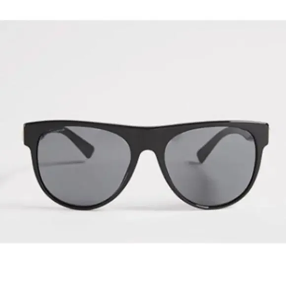 NEW Versace Jet Black Rock Iron VE 4346 Pilot Sunglasses GB1/87 (VSXX065) - Picture 2 of 4